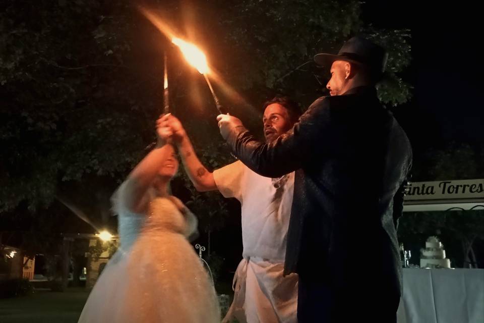 FOGO PARA CASAMENTO