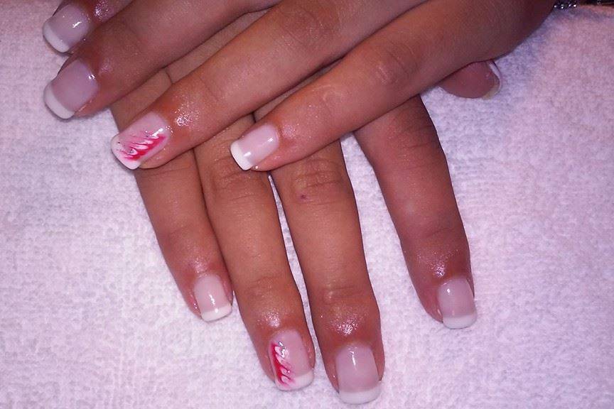 Unhas de gel - noiva