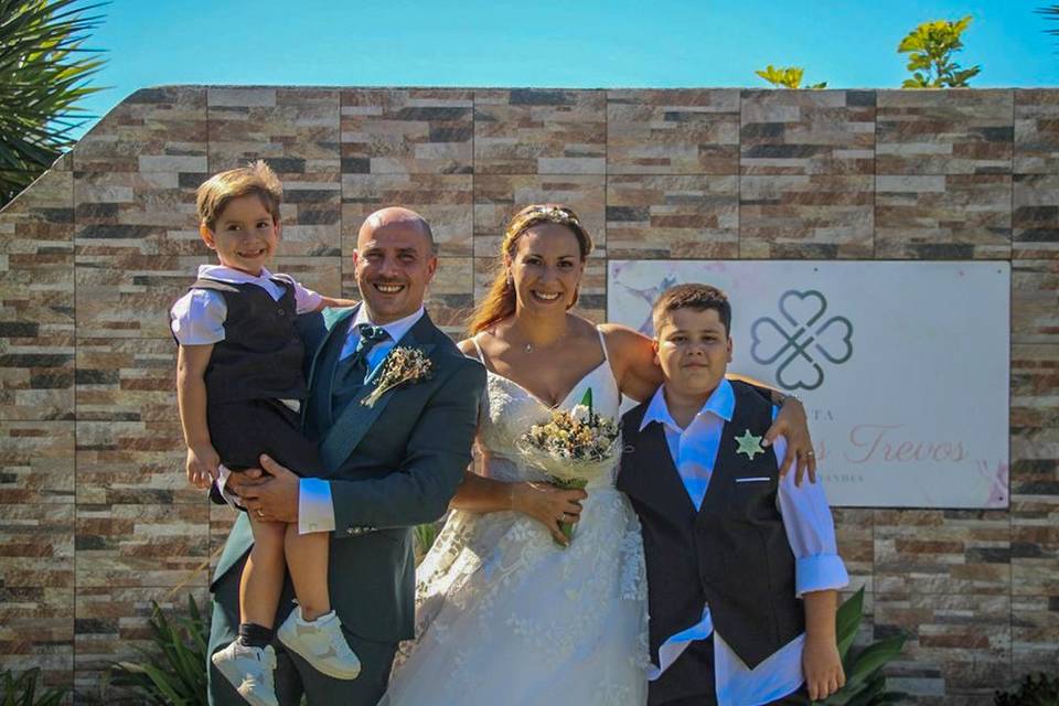 Sessão de Fotos com os noivos