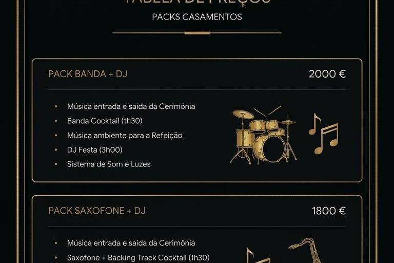 Packs casamento
