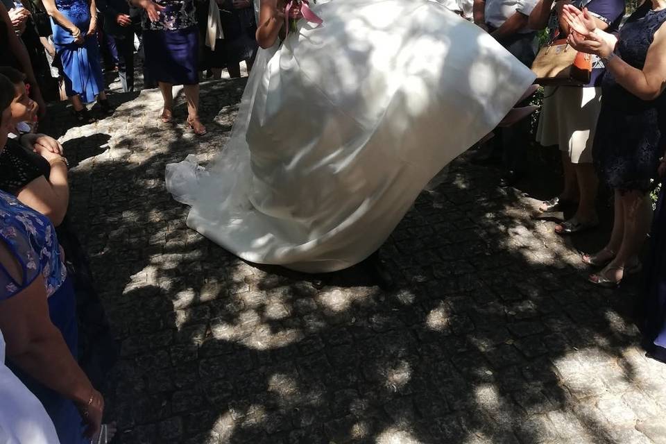 Saída da celebração