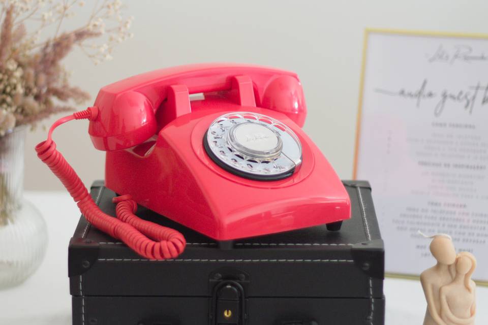 Telefone Vermelho Coral