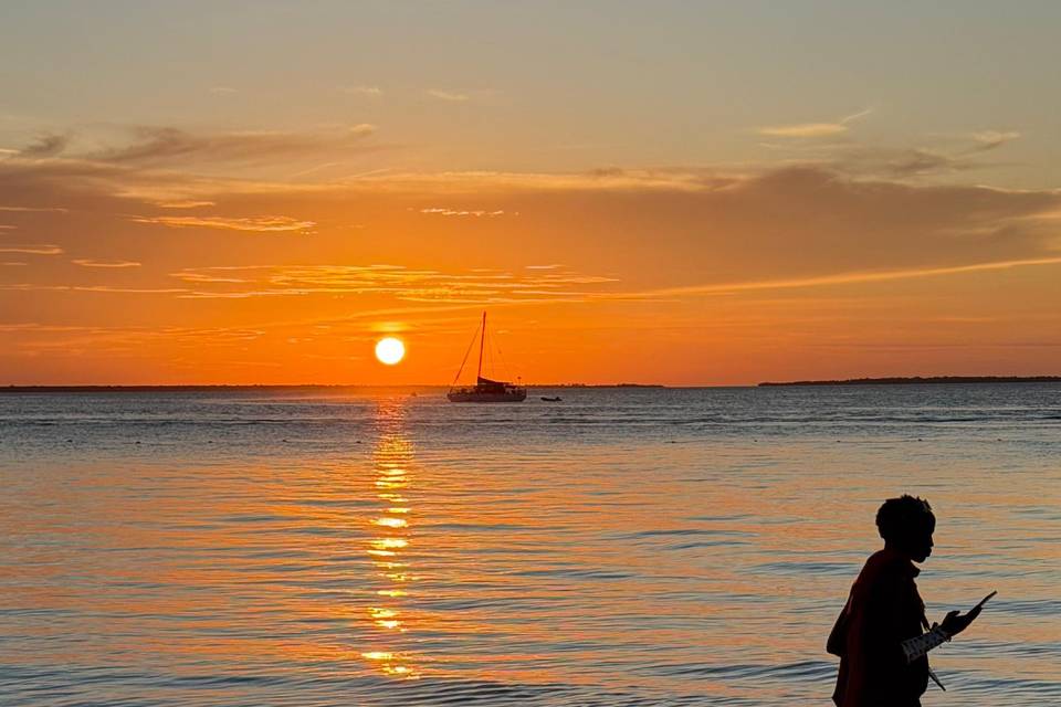 Pôr-do-sol Zanzibar
