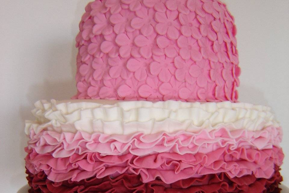 Ruffle cake
