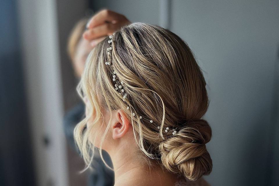 Bridal updo