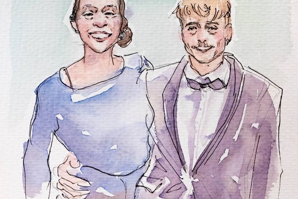 Retrato de convidados