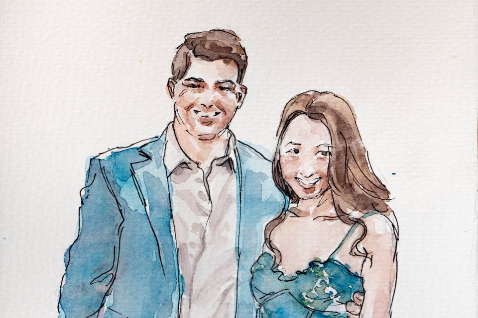Retrato de convidados