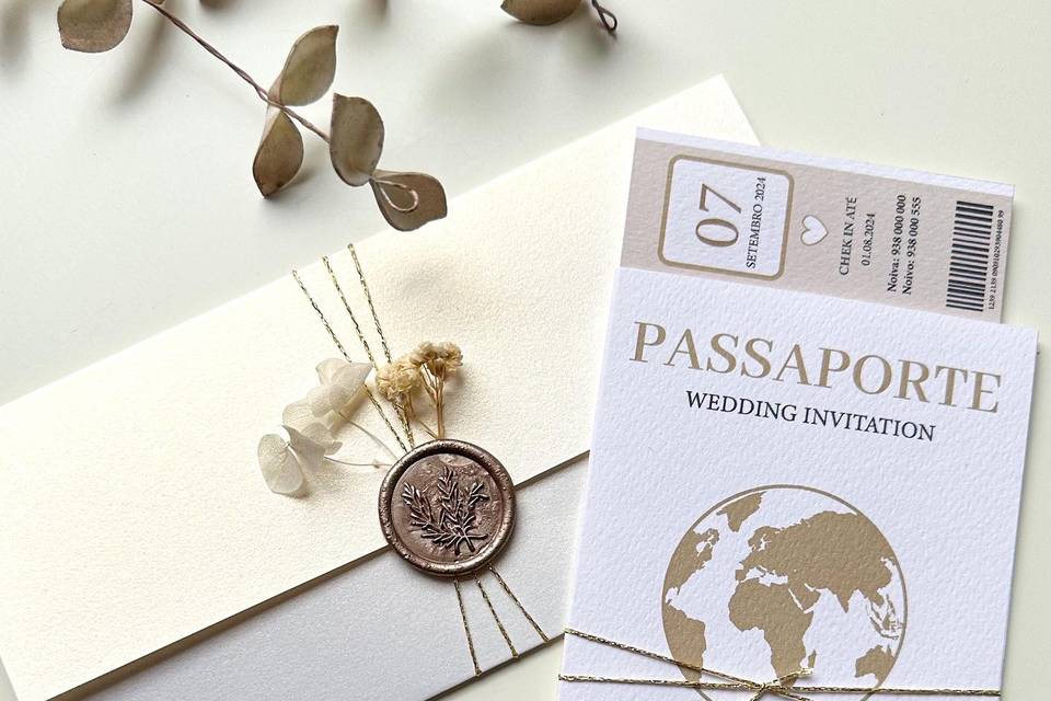 Wedding passaporte