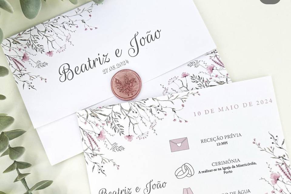 Convite de Casamento - Creative Presentes Personalizados