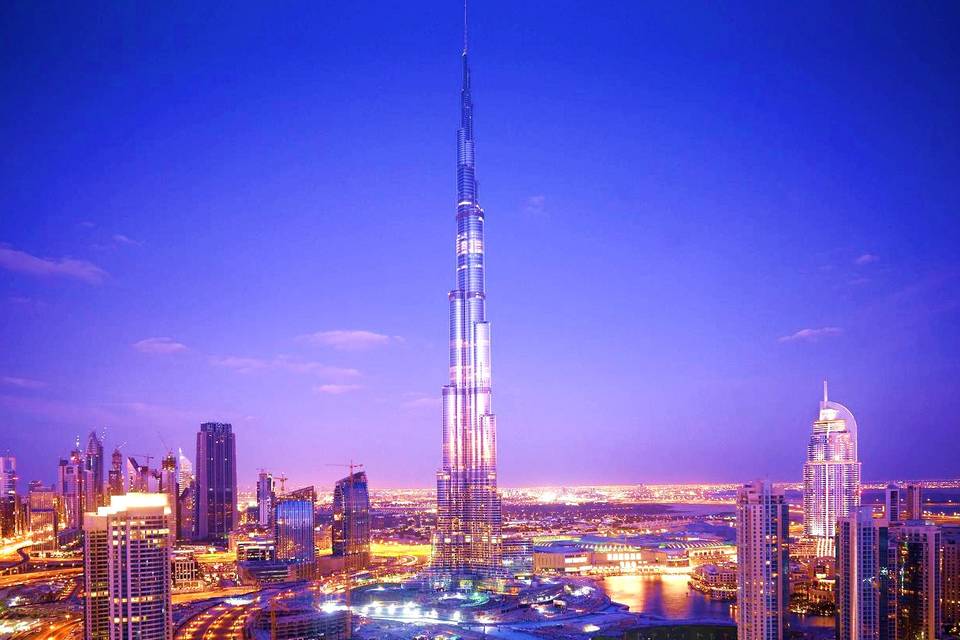 Burj Khalifa em Dubai, UAE