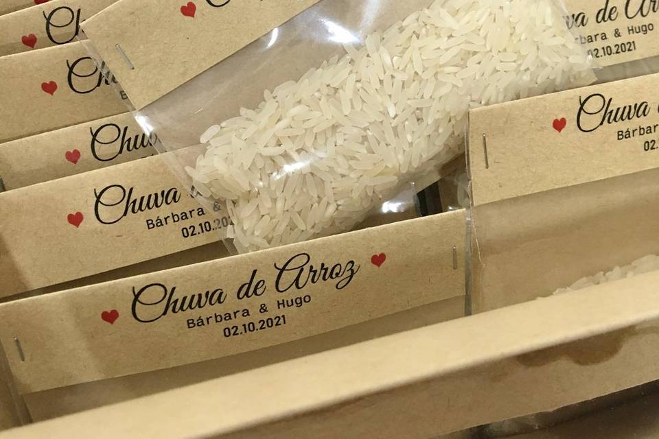 Sacos de arroz