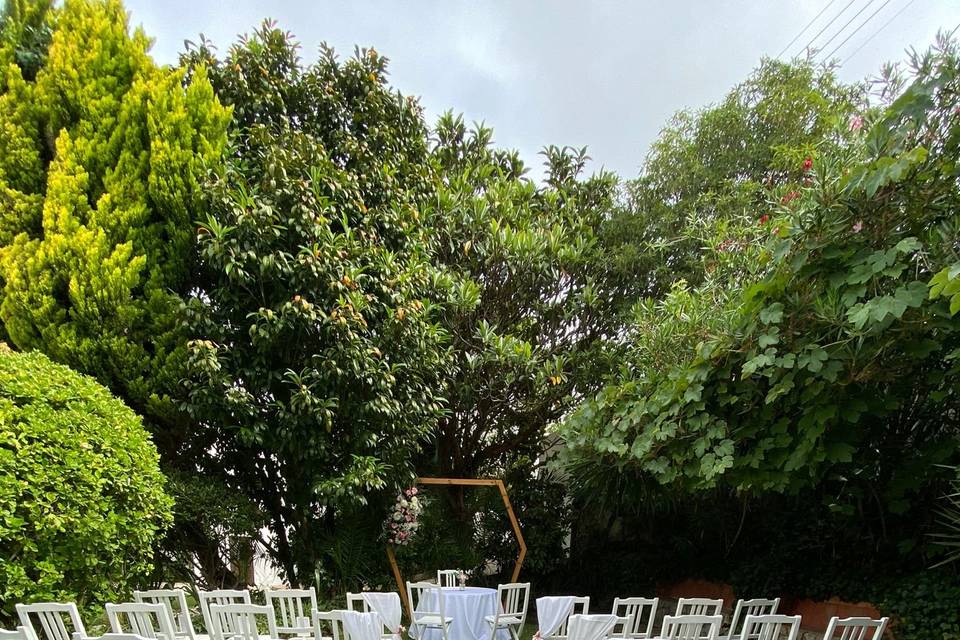 Montagem decoração casamento