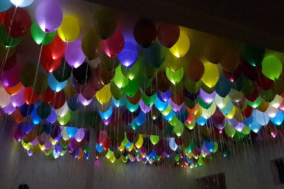 Balões LED Multicolor