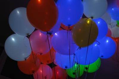 Balões com led