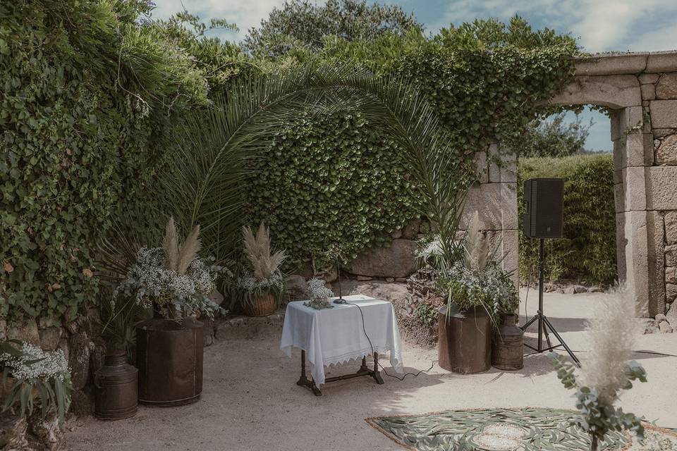 Altar cerimónia simbólica