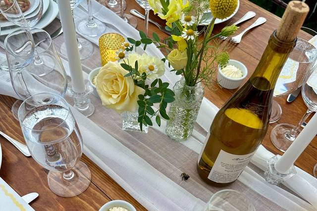 Mesa posta casamento