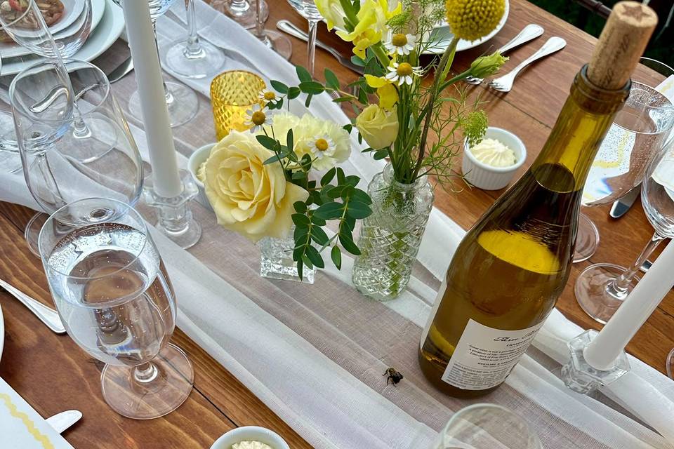 Mesa posta casamento