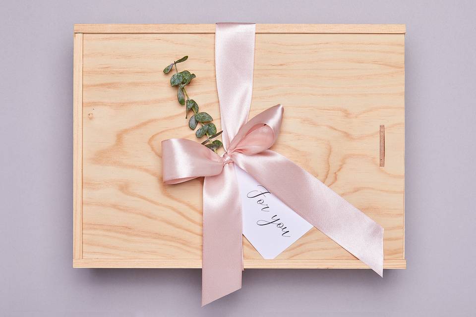 Gift Box  com detalhes únicos