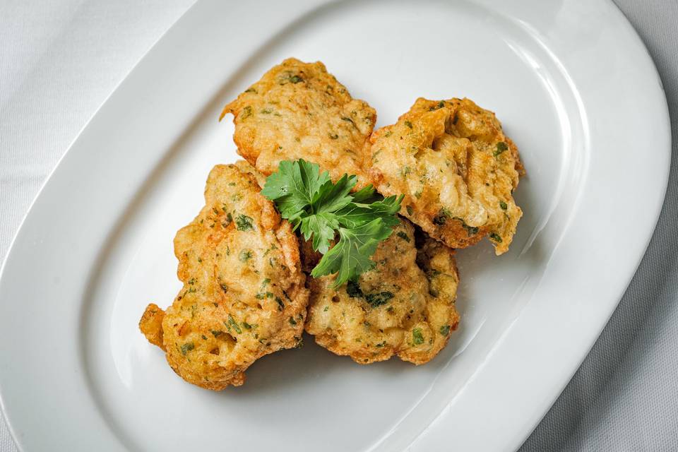 Uma das entradas: pataniscas.