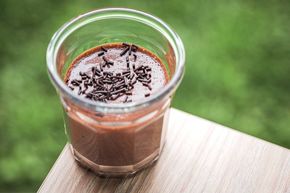 Mousse de chocolate divinal.