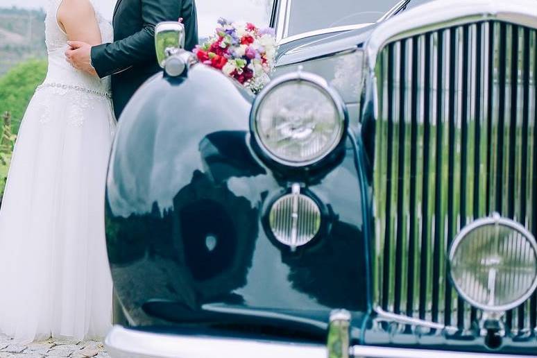 Bentley 1952 - chegada noivos