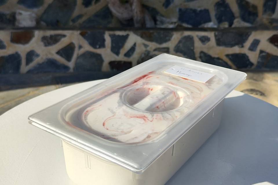 Gelado de morango