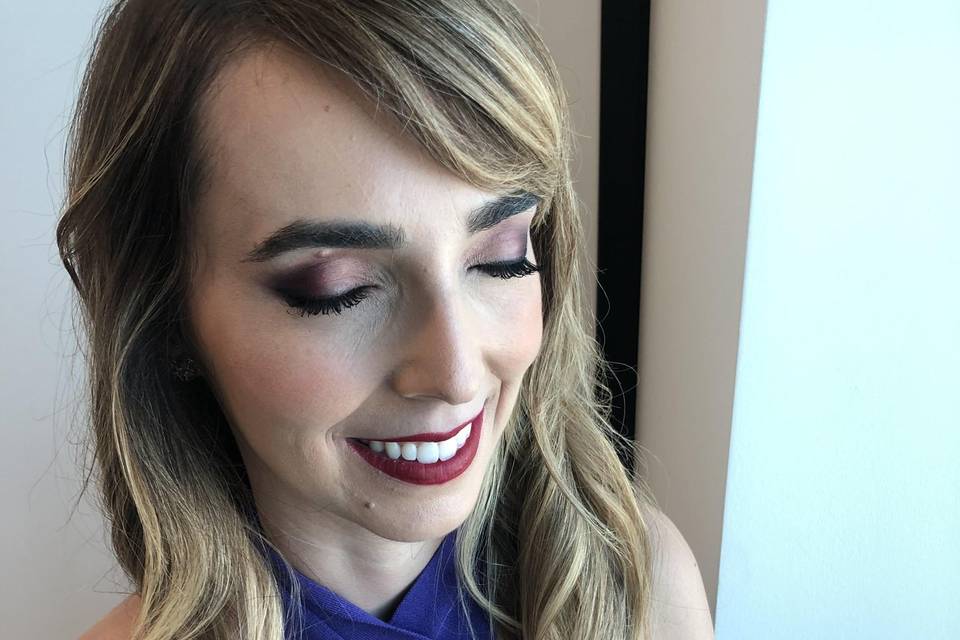 Makeup and hair