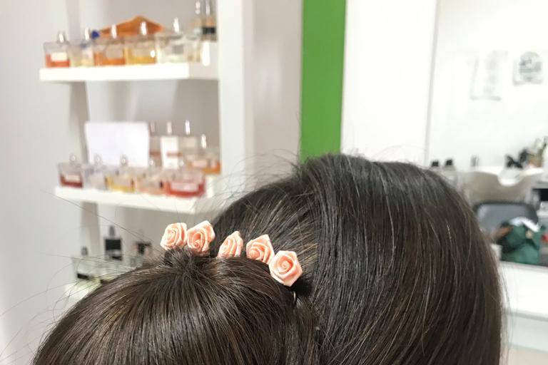 Penteado de uma convidada!