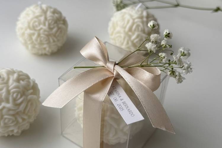 Bolha floral em caixa PVC